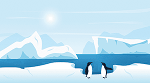 arctic background cartoon