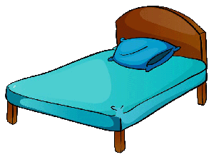 bed cartoon