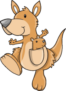 kangaroo cartoon 