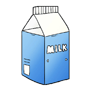 milk cartoon