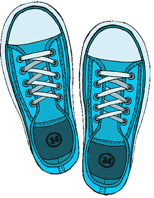 shoes light blue
