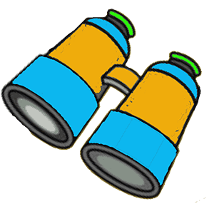 binoculars cartoon