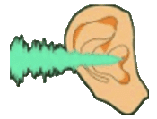 sound wave entering ear

