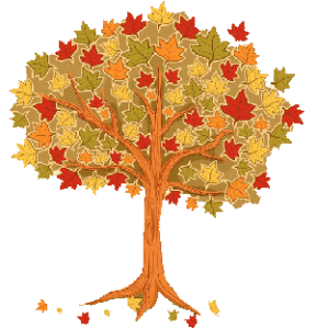 fall tree cartoon 
