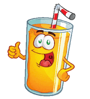 orange juice cartoon