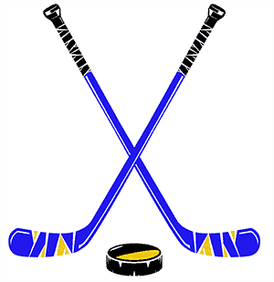 hockey stick cartoon 