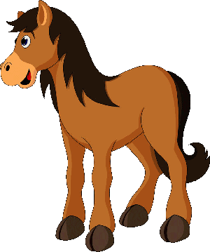 horse cartoon