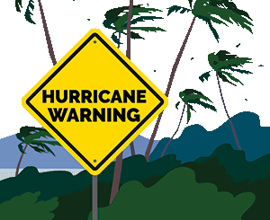 hurricane warning cartoon 