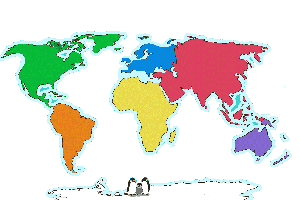 map world cartoon