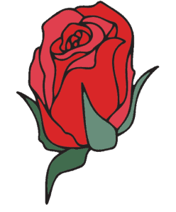 rose cartoon 