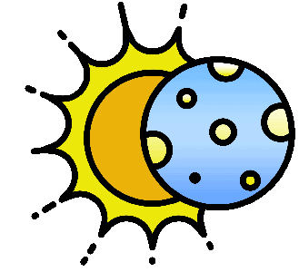 solar eclipse cartoon 