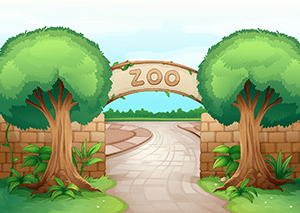 zoo cartoon 