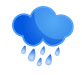 cloud with rain cartoon
