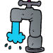 water faucet cartoon